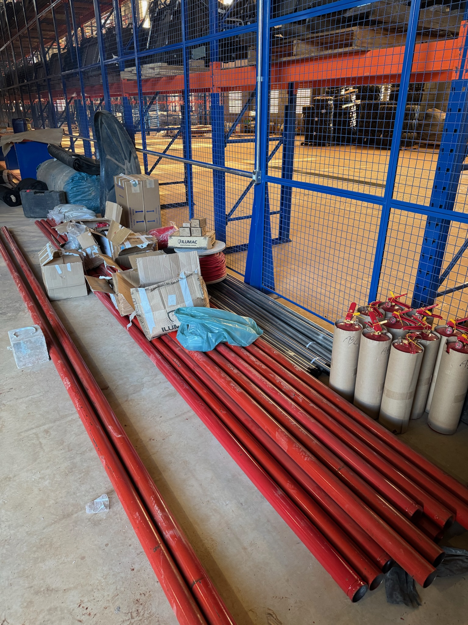 Engtech Canteiro obra tubulação