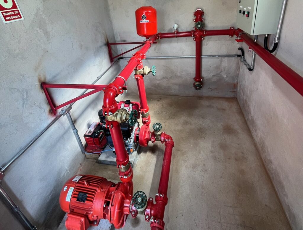 engtech manutenção e inspeção de sistema de incendio